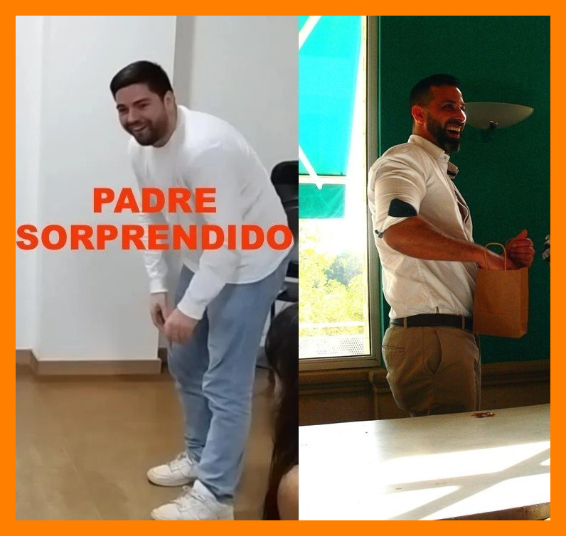 Expresiones de asombro y alegría en los rostros de los padres durante el show